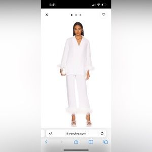 Sleeper Double Feather-trimmed PJs